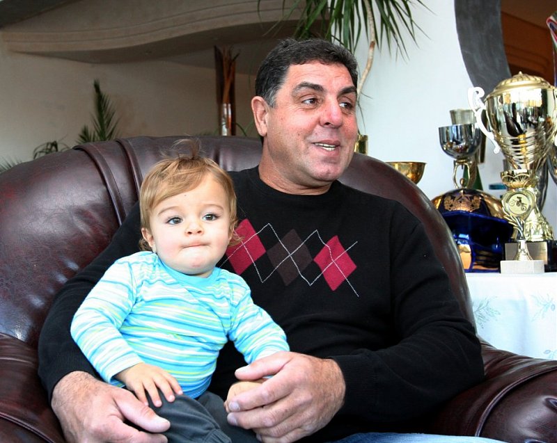 Димитър Рангелов с внука си Алекс
