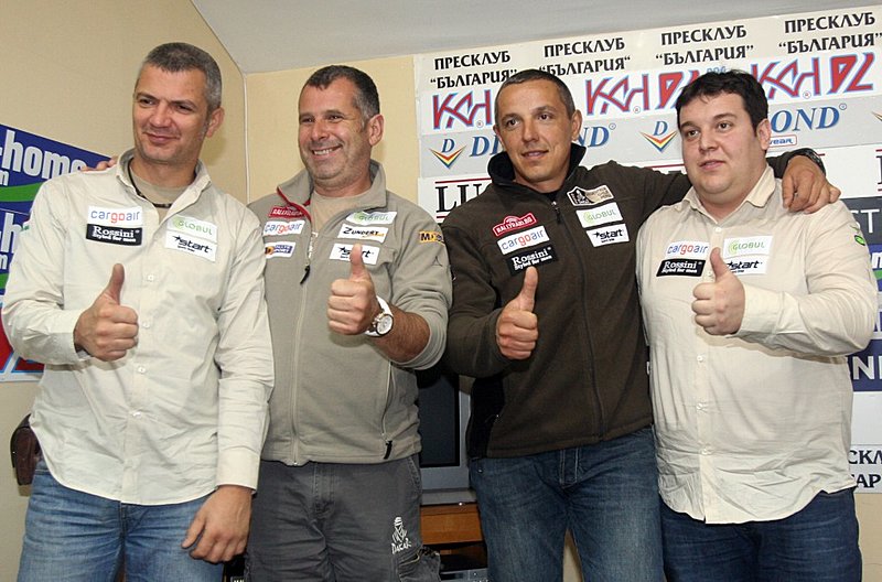 Димитър Ортаков, Петър Ценков, Младен Вачков и Христомир Николов (отляво надясно). Снимка: Сергей Антонов